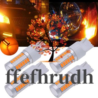 Ffefhrudh 7440 หลอดไฟเลี้ยว Led T20 900 ลูเมน สว่างมาก สําหรับจอดรถยนต์ 4 ชิ้น