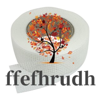 Ffefhrudh เทปตาข่ายไฟเบอร์กลาส สีขาว มีกาวในตัว สําหรับรูแตก