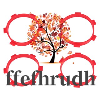 Ffefhrudh กาวยาง เส้นผ่าศูนย์กลาง 85 มม. สีแดง สําหรับรถบังคับ 1/8 Buggy 1/10 4 ชิ้น