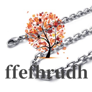 Ffefhrudh สร้อยคอโซ่ สเตนเลส ผ้ากํามะหยี่ สีเงิน กว้าง 3 มม. ยาว 60 ซม. สําหรับผู้ชาย ผู้หญิง