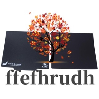 Ffefhrudh สติกเกอร์ฐานวางชิ้นงานแบบร้อน แม่เหล็ก ยืดหยุ่น ถอดออกได้ 235x235 มม. สําหรับเครื่องพิมพ์ Ender 3 Pro Ender-3 Ender-3x CR20