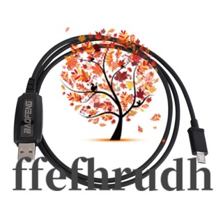 Ffefhrudh BF-T1 สายเคเบิลโปรแกรม USB และ CD สําหรับวิทยุสื่อสาร BF-T1 Mini BF-9100 BFT1