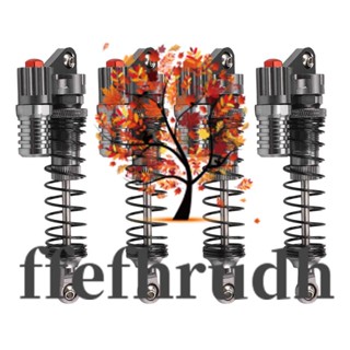 Ffefhrudh โช๊คอัพอลูมิเนียมอัลลอย 90 มม. สําหรับรถไต่หินบังคับ สเกล 1/10 Axial Scx10 D90 4 ชิ้น