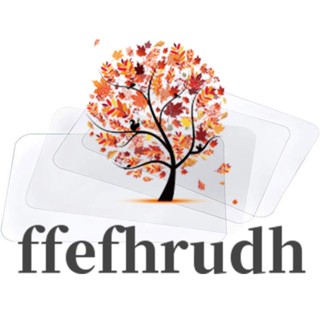 Ffefhrudh แผ่นรองจาน แบบใส ล้างทําความสะอาดได้ กันลื่น ทนความร้อน สําหรับโต๊ะ ห้องครัว (8 ชิ้น)