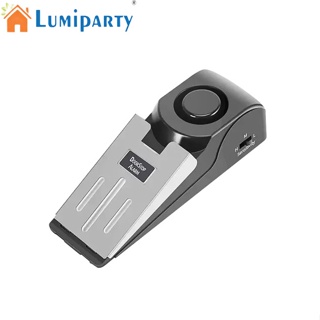 Lumiparty 9v สัญญาณเตือนประตู แบบพกพา ไร้สาย กันลื่น ความปลอดภัย ลิ่มแจ้งเตือน กันชนประตู ระบบรักษาความปลอดภัย การเดินทางที่บ้าน