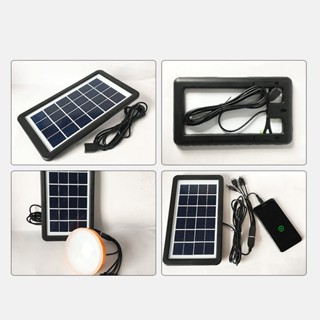 1Buycart 3.8W 6V Solar Panel Polycrystalline Safe High Efficiency แผงชาร์จพลังงานแสงอาทิตย์แบบพกพาสำหรับโทรศัพท์