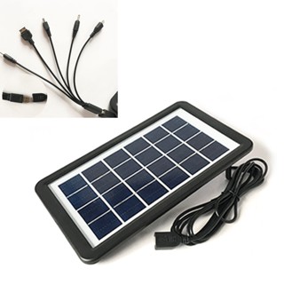 Youpin 3.8W 6V Solar Panel Polycrystalline Safe High Efficiency แผงชาร์จพลังงานแสงอาทิตย์แบบพกพาสำหรับโทรศัพท์