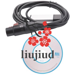 Liujiud DMX512 อะแดปเตอร์ควบคุมไฟเวที USB DMX LED เป็น DMX