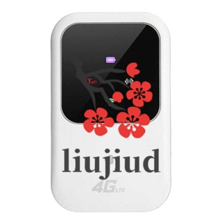 Liujiud เราเตอร์ไร้สาย WiFi 4G-LTE MiFi แบบพกพา