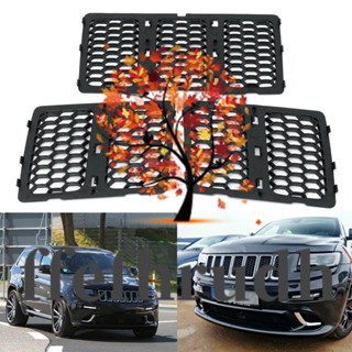 Ffefhrudh กระจังหน้ารถยนต์ สีดํา สําหรับ Jeep Grand Cherokee 2014-2016