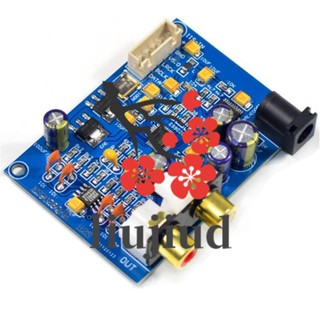 Liujiud บอร์ดถอดรหัสอินพุต ES9028Q2M ES9028 I2S DAC DC 9-12V ES9018 สําหรับอัพเกรดเครื่องขยายเสียง DIY