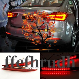 Ffefhrudh หลอดไฟตัดหมอก LED สีแดง สําหรับ Kia K3 Cerato Forte 2012-2016 2 ชิ้น