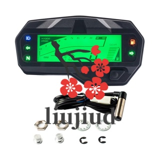 Liujiud เครื่องวัดความเร็วรอบเครื่องยนต์ดิจิทัล Lcd 1000RPM สําหรับรถจักรยานยนต์ Yamaha FZ16