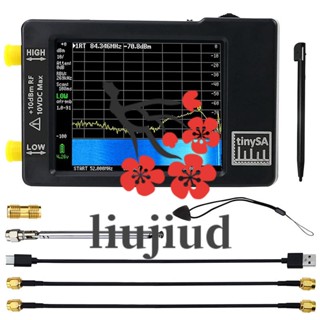 Liujiud เครื่องวิเคราะห์สเปกตรัม TinySA อินพุต MF HF VHF UHF สําหรับเครื่องกําเนิดสัญญาณ 0.1MHZ-350MHZ และอินพุต UHF สําหรับ 240MHZ-960MHZ