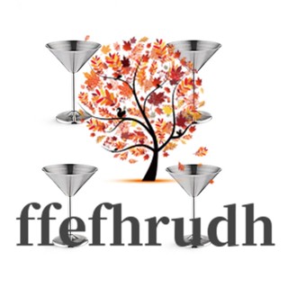 Ffefhrudh แว่นตามาร์ตินี่ สเตนเลส โลหะ 8 ออนซ์ ทนทาน ขัดเงา สําหรับค็อกเทล 4 ชิ้น