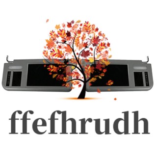 Ffefhrudh ที่บังแดดกระจกมองหลังรถยนต์ หน้าจอ Lcd DVD VCD AV TV 7 นิ้ว