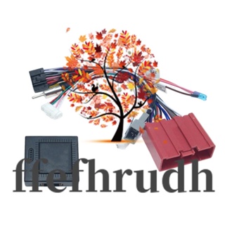 Ffefhrudh อะแดปเตอร์สายไฟ 16PIN พร้อมกล่องแคนบัส สําหรับ Mazda 3 5 6 8 CX-7 2008-2015