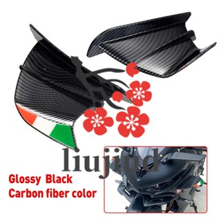 Liujiud สปอยเลอร์ปีกแอโรไดนามิก สําหรับ Ducati Panigale Supersport Winglets 821 Dark Gloss