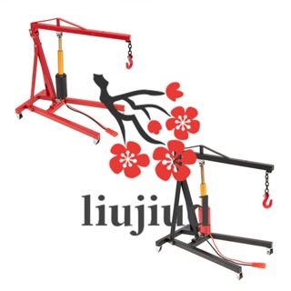 Liujiud แจ็คขาตั้งเครื่องยนต์ไฟฟ้า โลหะ สําหรับรถไต่หินบังคับ 1/10 Traxxas TRX4 Axial SCX10