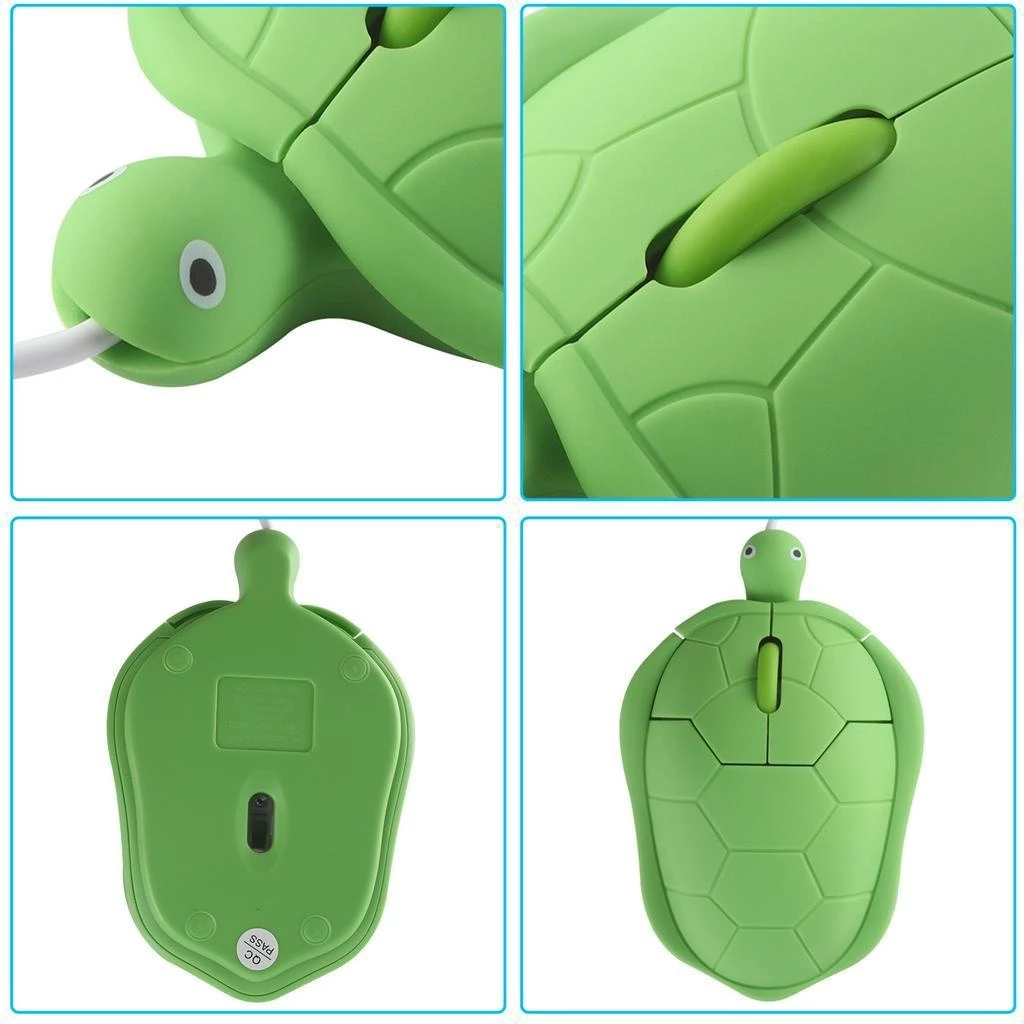 เมาส์คอมพิวเตอร์แบบมีสาย ลายเต่า 3 ปุ่ม 1600 DPI thumbnail 5