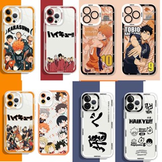 เคสซิลิโคนนิ่ม แบบใส ลาย Haikyuu Karasuno Nekoma Team กันกระแทก สําหรับ Infinix Tecno Spark 10 Pro Note 30 Pro 30i 30 VIP Hot 30i 30