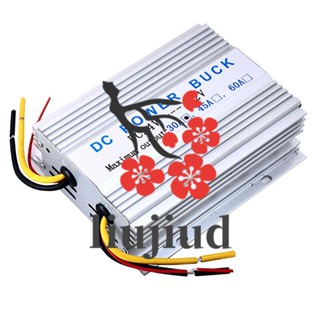 Liujiud หม้อแปลงพาวเวอร์ซัพพลาย แปลงแรงดันไฟฟ้า DC-DC 24V เป็น 12V 30A สําหรับรถยนต์