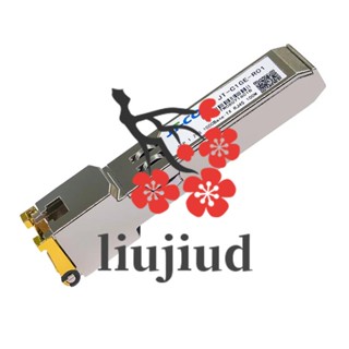 Liujiud JT-COM Gigabit RJ45 SFP โมดูลรับส่งสัญญาณอีเธอร์เน็ต ทองแดง 1000Mbps SFP RJ45 SFP สําหรับ Mikrotik Gigabit