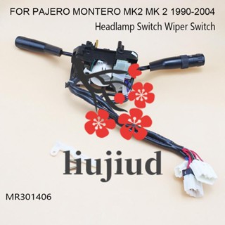 Liujiud สวิตช์ไฟหน้ารถยนต์ สําหรับ MITSUBISHI PAJERO MONTERO MK2 MK 2 1990-2004 MR 2 ชิ้น301406