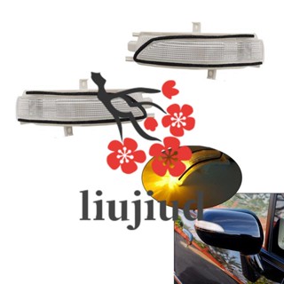 Liujiud ไฟสัญญาณเลี้ยว LED ติดกระจกมองหลังรถยนต์ สําหรับ Honda FIT JAZZ FIT SALOON CITY 2003-2008