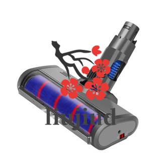 Liujiud หัวลูกกลิ้งนุ่ม พร้อมไฟหน้า LED สําหรับเครื่องดูดฝุ่นไร้สาย Dyson V6 DC58 DC59 DC61 DC62 DC74