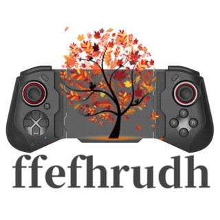 Ffefhrudh เกมแพดบลูทูธไร้สาย พับเก็บได้ สีดํา สําหรับ Android และ Apple 13.4