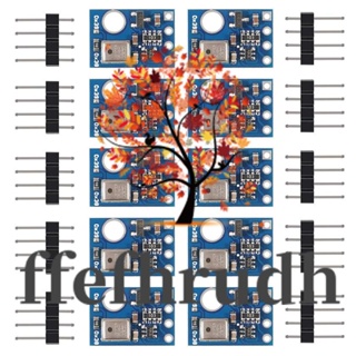 Ffefhrudh โมดูลเซนเซอร์วัดอุณหภูมิ และความชื้นดิจิทัล AHT10 I2C ความแม่นยําสูง แบบเปลี่ยน SHT20 10 ชิ้น