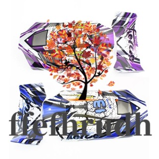 Ffefhrudh 2 ชุด รถบังคับ บอดี้เชลล์ รถ ปีกหาง สําหรับ Wltoys 124017 124019 อะไหล่อัพเกรดรถบังคับ 1/12
