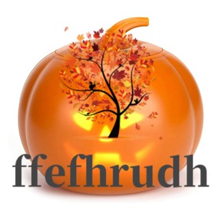 Ffefhrudh โคมไฟโปรเจคเตอร์ LED รูปฟักทอง สําหรับตกแต่งปาร์ตี้ฮาโลวีน