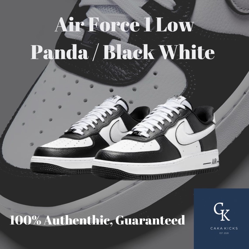Nike Air Force 1 Low Panda / Black White DX3115-100 Sneakers