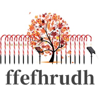 Ffefhrudh สายไฟ LED พลังงานแสงอาทิตย์ สําหรับตกแต่งเทศกาลคริสต์มาส