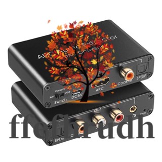 Ffefhrudh ตัวแปลงเสียงสเตอริโอดิจิทัล 192KHz DAC ARC รองรับ HDMI เป็นอะนาล็อก