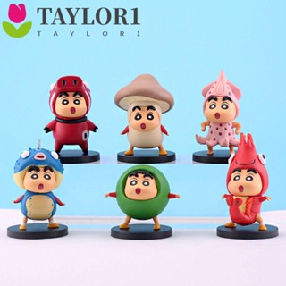 Taylor1 โมเดลฟิกเกอร์ PVC รูปชินจัง อาหาร ของเล่นสําหรับเด็ก