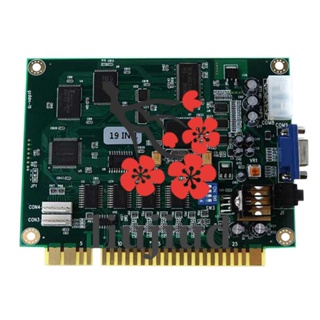 Liujiud 19 in 1 บอร์ดเกมอาร์เคด PCB แนวนอน ทนทาน สําหรับ Jamma Arcade