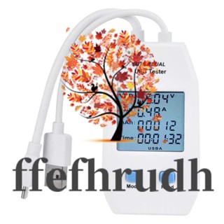 Ffefhrudh เครื่องทดสอบแรงดันไฟฟ้าดิจิทัล USB UNI-T LCD USB (UT658 Dual)