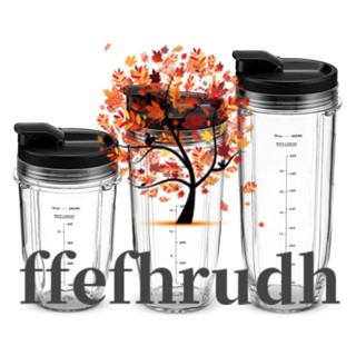 Ffefhrudh อะไหล่ถ้วยปั่นนินจา แบบเปลี่ยน สําหรับเครื่องปั่น Nutri BL480 BL490 BL640 BL680 Auto IQ Series