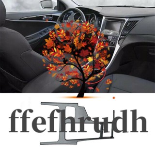 Ffefhrudh กรอบครอบที่วางแก้วน้ํา และกล่องเกียร์รถยนต์ สไตล์คาร์บอน สําหรับ Hyundai Sonata 2010-2015 YF