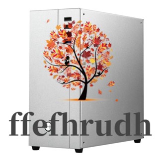 Ffefhrudh Mini ITX เคสคอมพิวเตอร์ อลูมิเนียม นุ่ม HTPC สํานักงาน ช่องเดียว PCIE เคสตั้งโต๊ะ