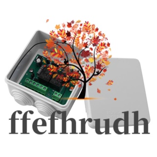 Ffefhrudh รีโมตคอนโทรลรับสัญญาณ Rts Rts 433.42 MHZ 12 24V DC 2CH