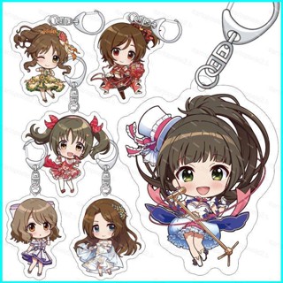 The IDOLM@STER CINDERELLA GIRLS พวงกุญแจ อะคริลิค การ์ตูนน่ารัก กระเป๋า จี้พวงกุญแจ ของขวัญ