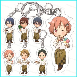 Tsurune: Kazemai โรงเรียนมัธยม ญี่ปุ่น ยิงธนู คลับ พวงกุญแจ อะนิเมะ อะคริลิค น่ารัก การ์ตูน กระเป๋า จี้ พวงกุญแจ Gi