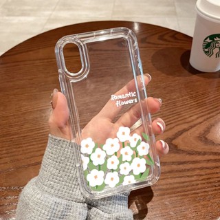 Yiki|เคสโทรศัพท์มือถือแบบนิ่ม TPU ลายดอกเดซี่ เรียบง่าย สําหรับ Samsung A54 A31 A23 A73 A72 A53 A52S A52 A42 A34 A33 A32 5G A30 A21S A20S A20