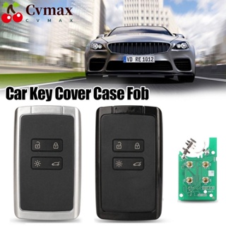 Cvmax กุญแจรีโมตรถยนต์ 434MHZ 4 ปุ่ม ทนทาน สําหรับ Renault Megane 4 Kadjar Espace 5 Car