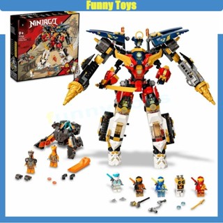 โมเดล Ninja Series MOC-71765 Ninja Ultra Combo Mech ของเล่นเสริมการเรียนรู้เด็ก