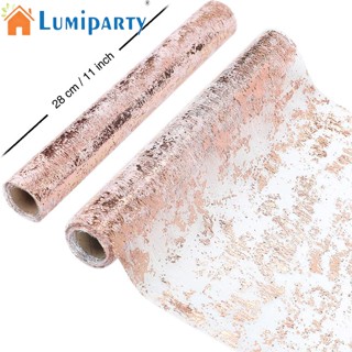 Lumiparty ผ้าปูโต๊ะ แบบตาข่าย บาง แต่งกลิตเตอร์ ขนาด 29 ซม. สําหรับตกแต่งงานแต่งงาน เจ้าสาว อาบน้ําเด็ก งานเลี้ยงวันเกิด